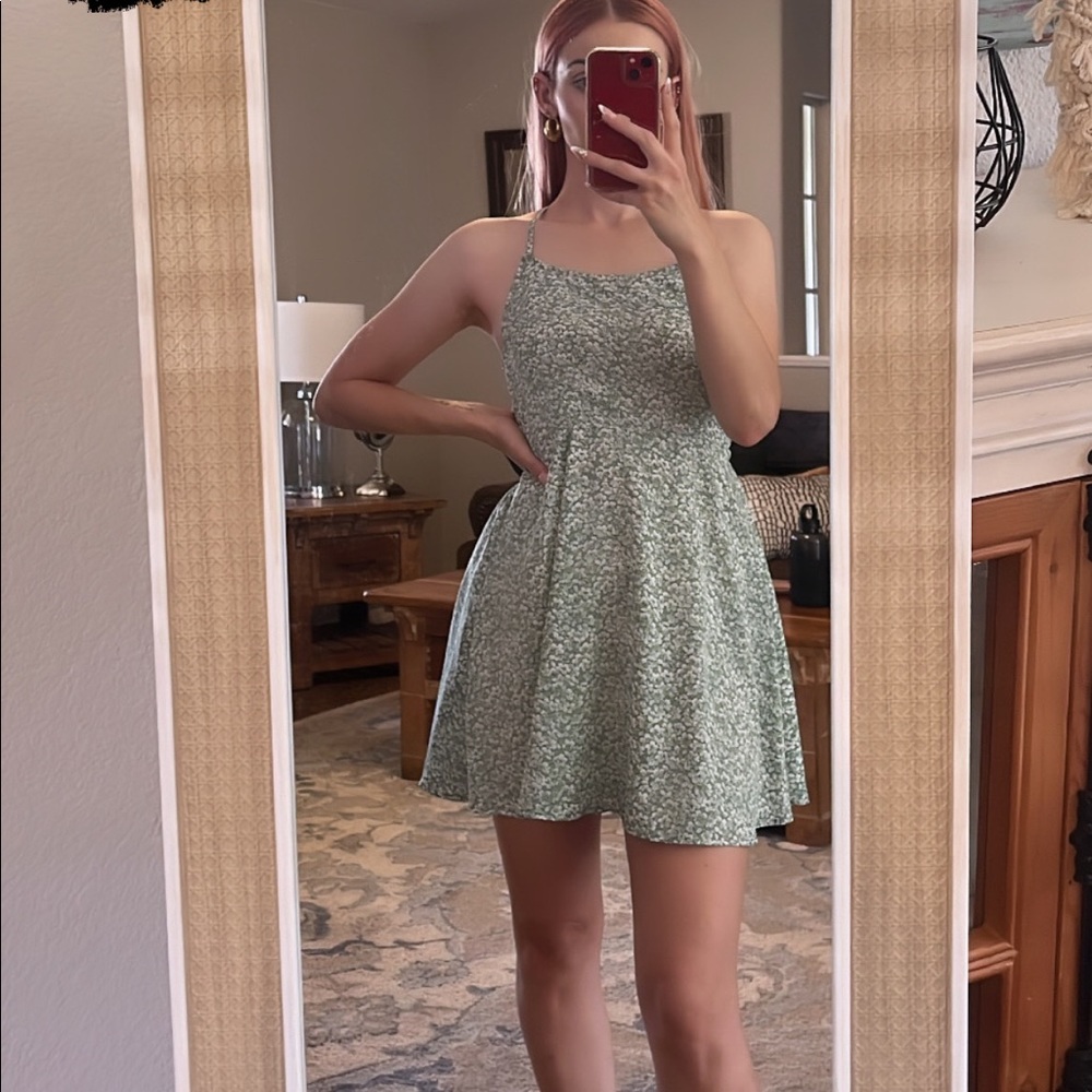 Green dress